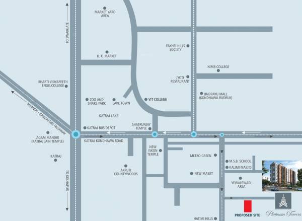  towers Location Plan