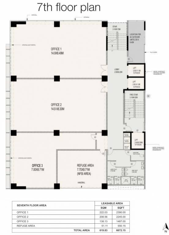  premia Ozone Premia Cluster Plan For 7th Floor