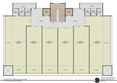  cuboid-urban-trade-centre Cuboid Urban Trade Typical Centre Cluster Plan