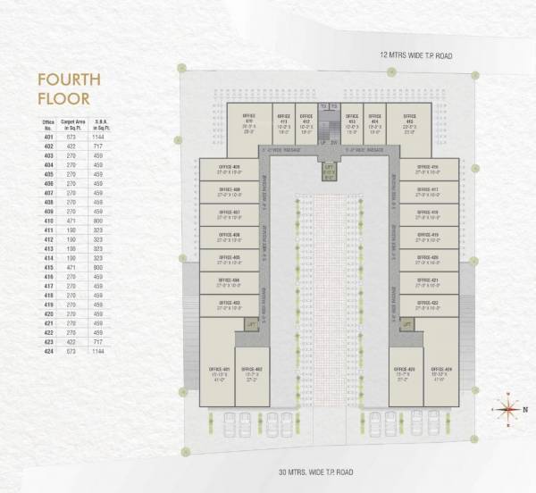  icon Labh Icon Cluster Plan For 4th Floor