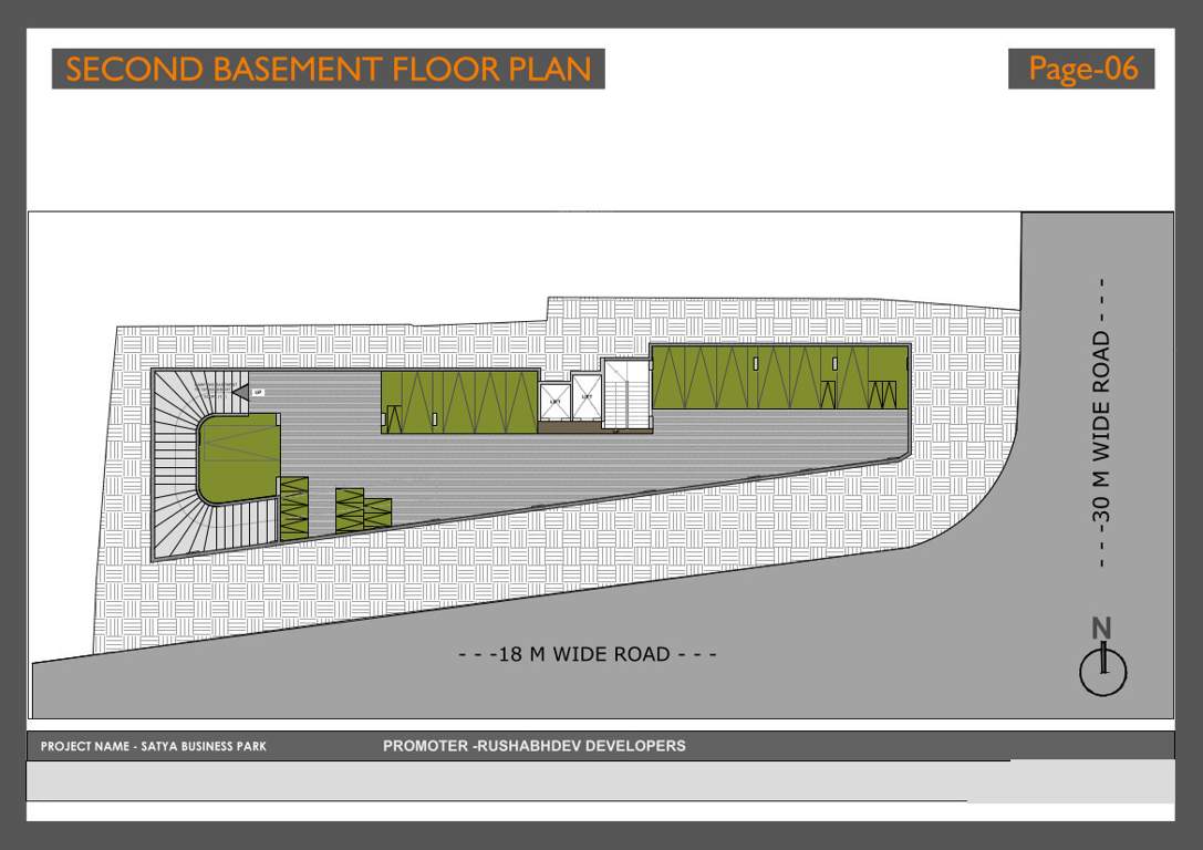  satya business park Satya Business Park Basement 2 Floor Cluster Plan
