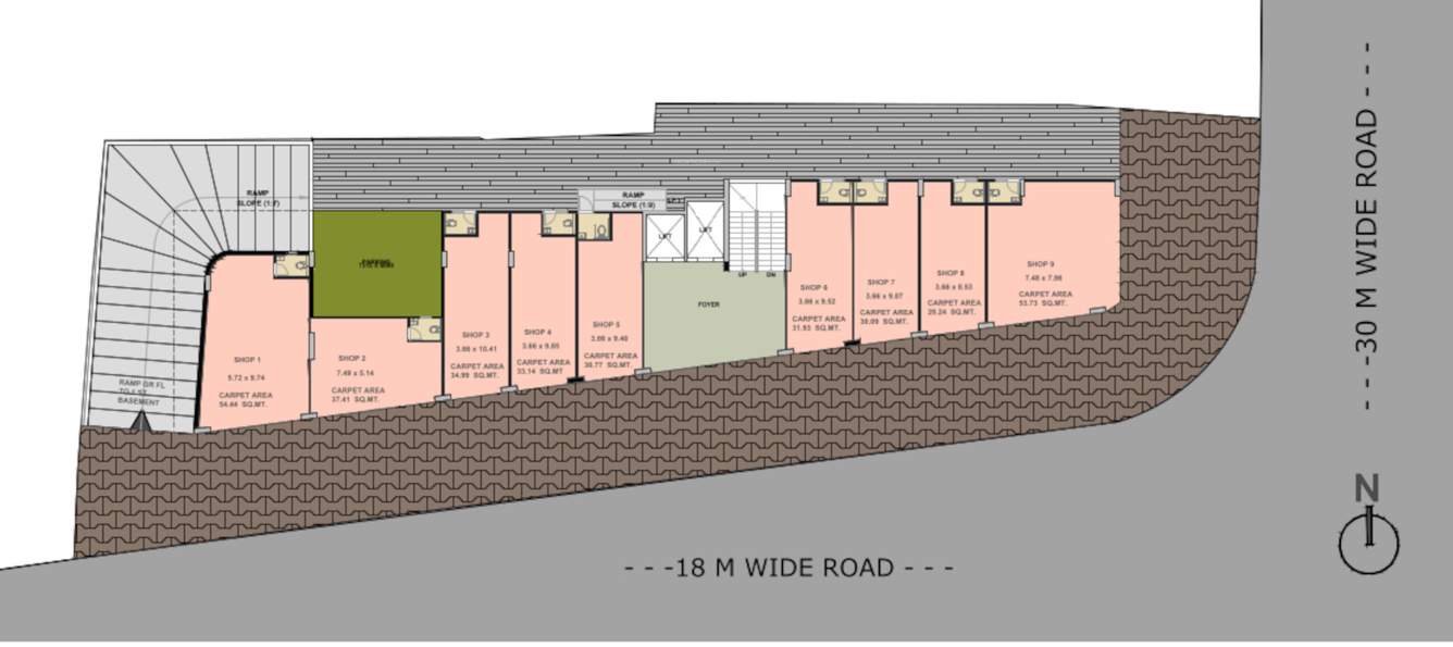  satya business park Satya Business Park Ground Floor Cluster Plan