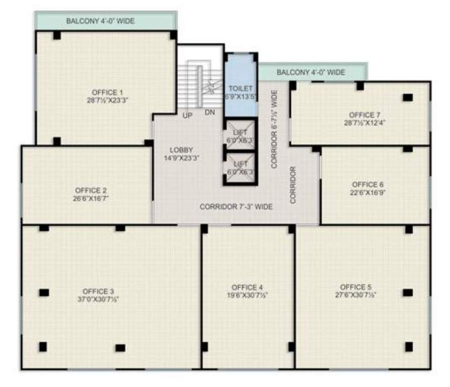  jewels ii Jewels II Cluster Plan From 2nd To 4th Floor