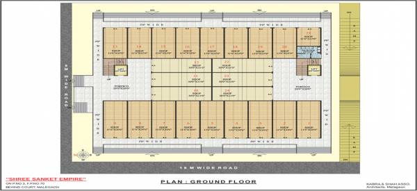 Shree Sanket Empire Cluster Plan for ground Floor empire Shree Sanket Empire Cluster Plan for ground Floor