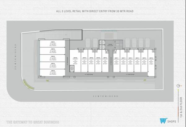  gateway A Cluster Plan From 1st To 2nd Floor