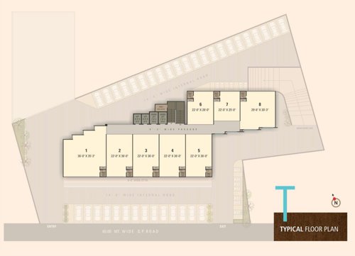  textile-hub-a Textile Hub A Cluster Plan from 1st to 7th Floor
