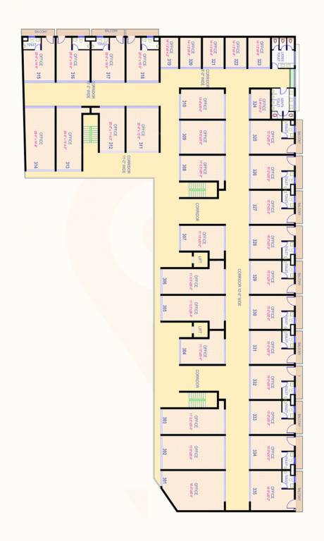 vip central VIP Central Cluster Plan For 3rd Floor
