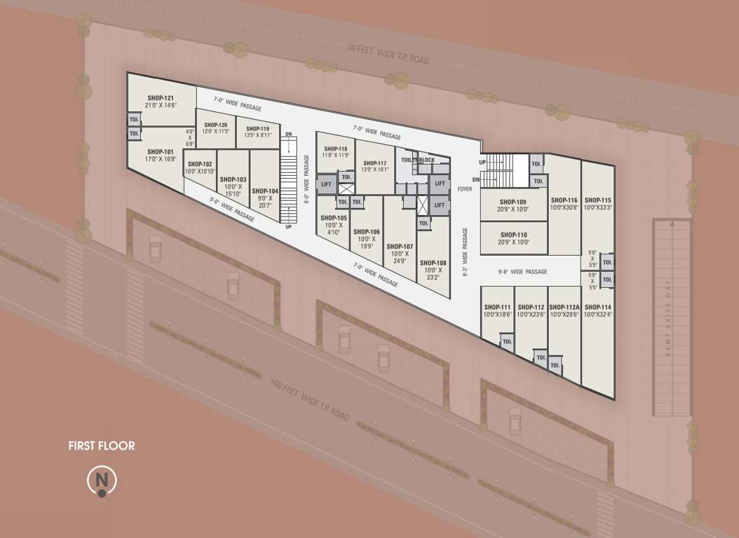  simandhar avenue Simandhar Avenue Cluster Plan for 1st Floor