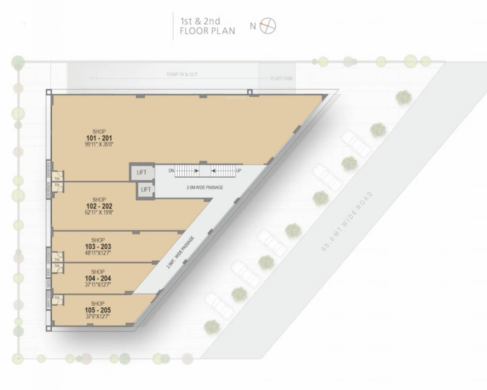  pramukh ayan Pramukh Ayan Cluster Plan from 1st to 2nd Floor