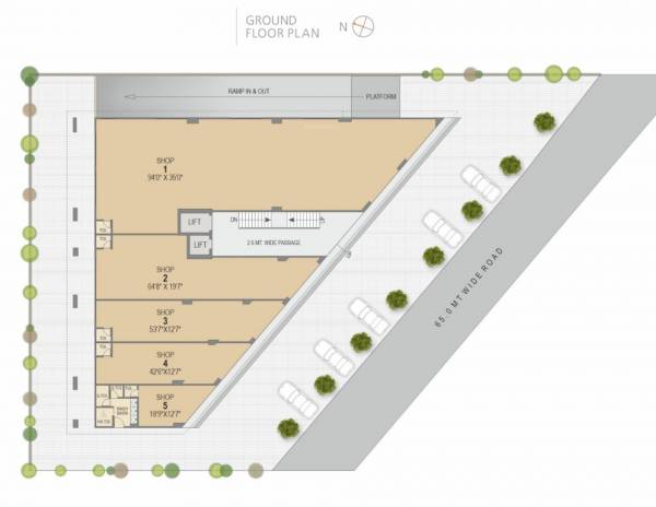  pramukh-ayan Pramukh Ayan Ground Floor Cluster Plan