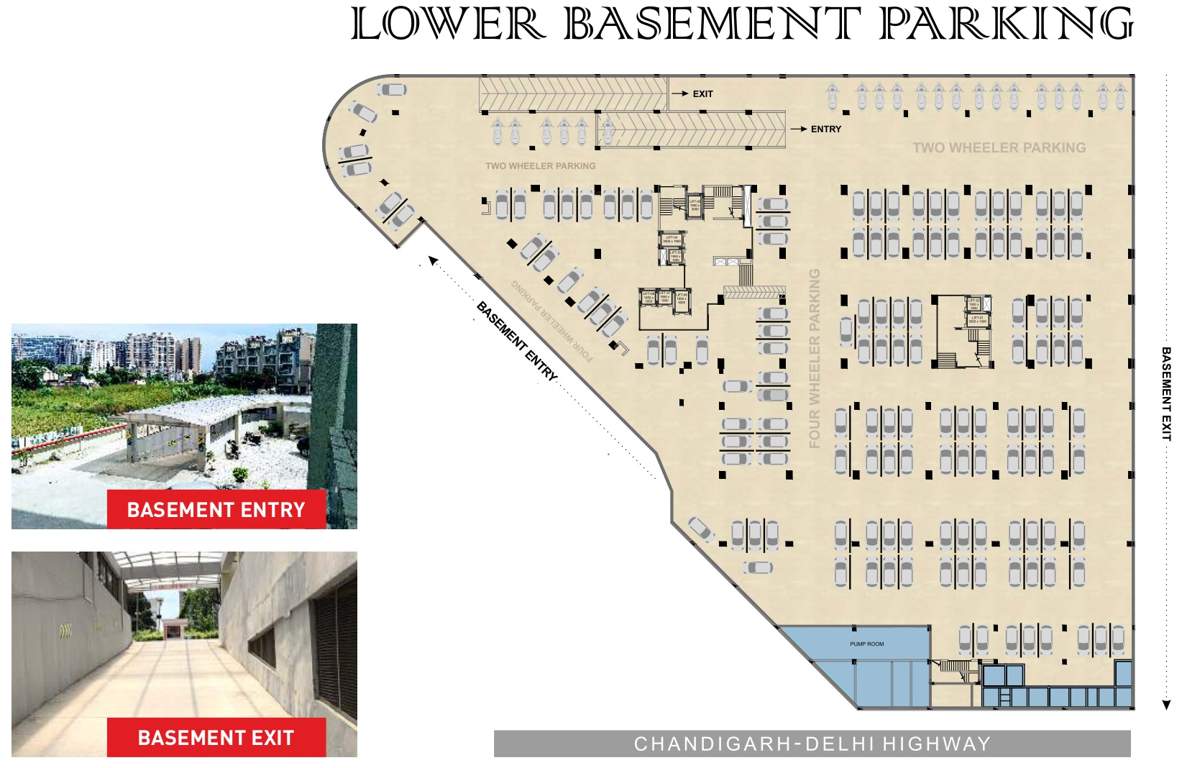  royal business park Royal Business Park Lower Basement Cluster Plan
