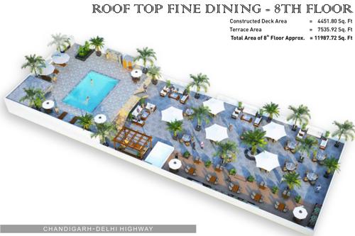  royal-business-park Royal Business Park Roof Top 8th Floor Cluster Plan