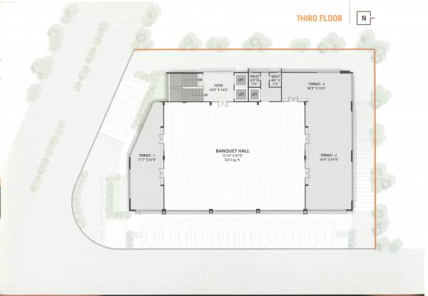  vraj-icon Vraj Icon Cluster Plan for 3rd Floor