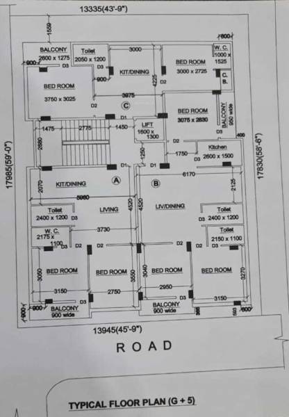 Block 1 Typical Cluster Plan siddhi-vinayak-heights Block 1 Typical Cluster Plan