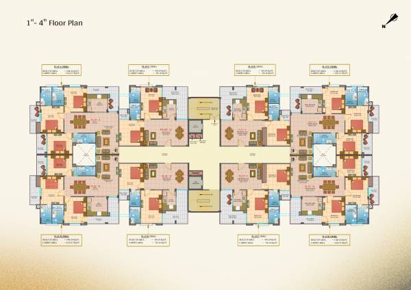  gopal-tirath-apartments-tower-c Tower C Cluster Plan
