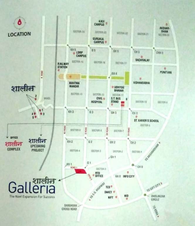  galleria Location Plan