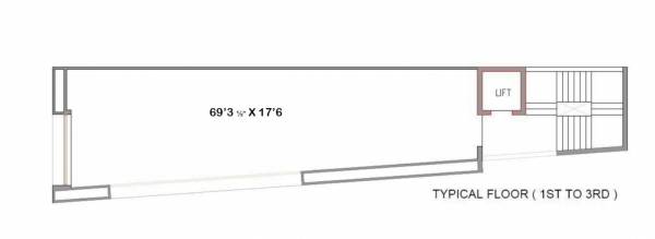  avenue Avenue Cluster Plan from 1st to 3rd Floor