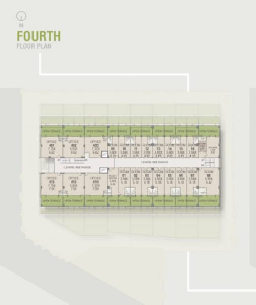  pramukh-square Pramukh Square Cluster Plan for 4th Floor