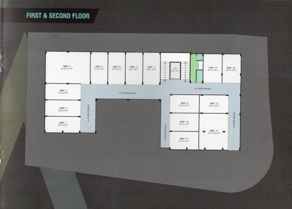  arcade Arcade Cluster Plan from 1st to 2nd Floor