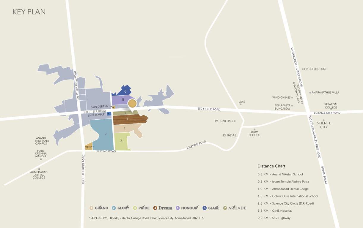  super arcade Location Plan