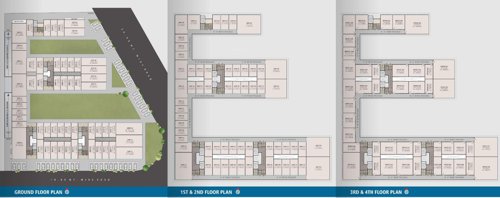  bellissimo-hub Bellissimo Hub Cluster Plan from ground to 4th Floor