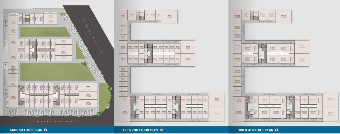  bellissimo hub Bellissimo Hub Cluster Plan from ground to 4th Floor