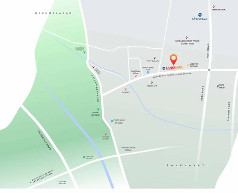  vraj landmark 1b Location Plan