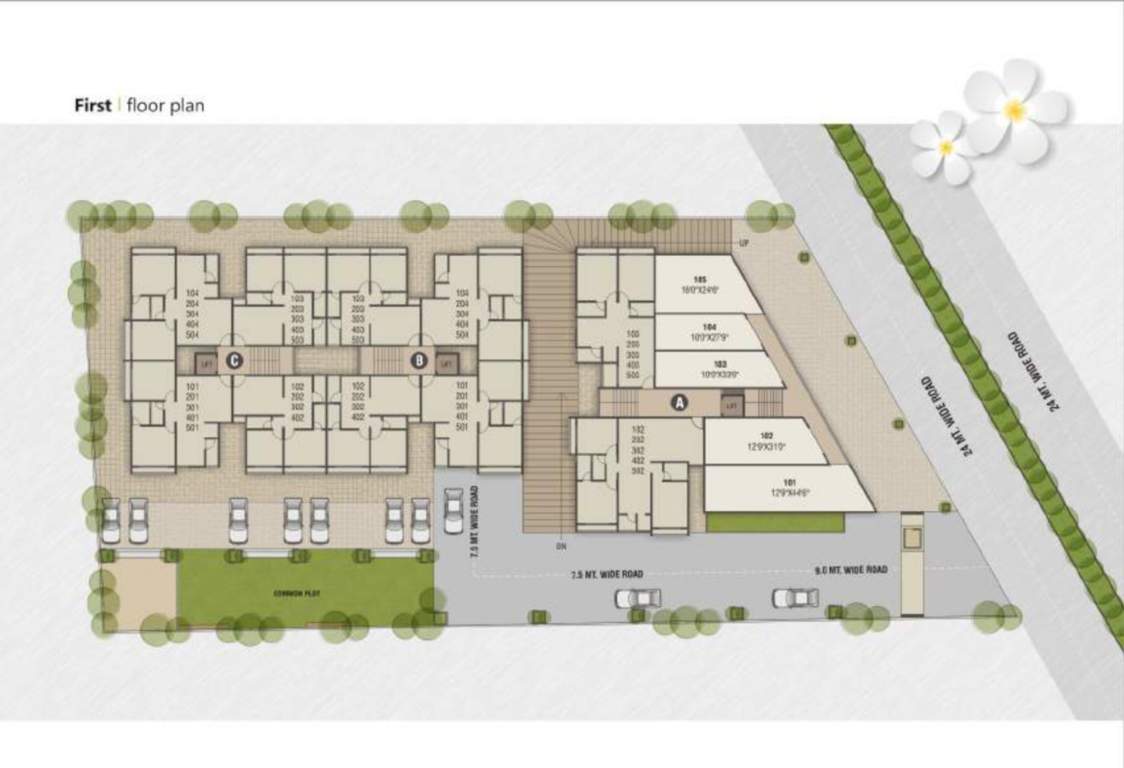  shree sopan pratishtha Shree Sopan Ground Floor Pratishtha Cluster Plan