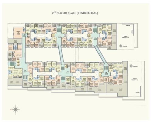  krrish-vraj-landmark-1b Vraj Landmark 1B Cluster Plan for 2nd Floor