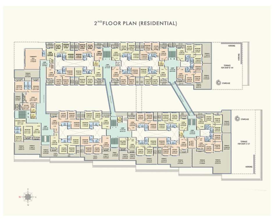  krrish vraj landmark 1b Vraj Landmark 1B Cluster Plan for 2nd Floor
