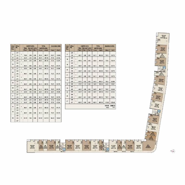  msquare Thakkers MSquare Cluster Plan for 2nd Floor