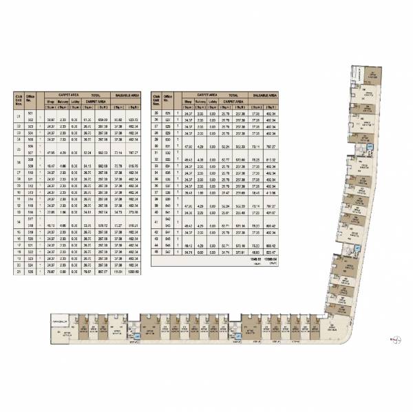  msquare Thakkers MSquare Cluster Plan for 4th Floor