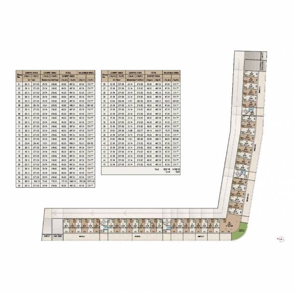  msquare Thakkers MSquare Cluster Plan for ground Floor