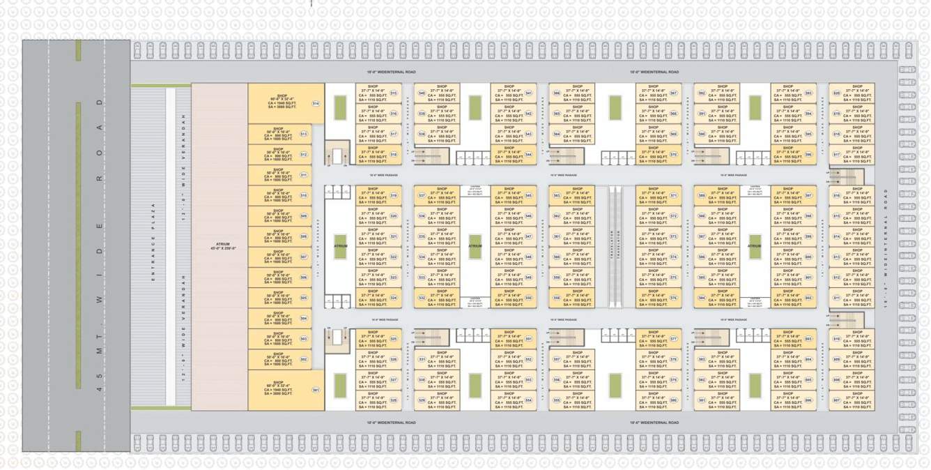  textile city Textile City Cluster Plan for 7th Floor