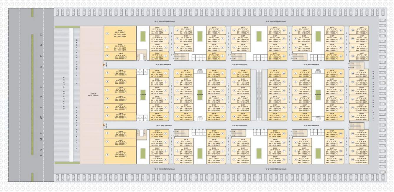  textile city Textile City Cluster Plan for ground Floor