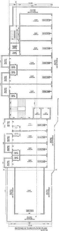  u b n complex U B N Complex Cluster Plan from 2nd to 3rd Floor