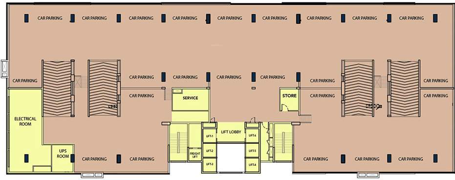  business park phase1 Business Park Phase1 Cluster Plan For 2nd Floor