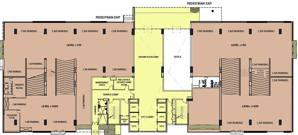  business park phase1 Business Park Phase1 Cluster Plan For Ground Floor