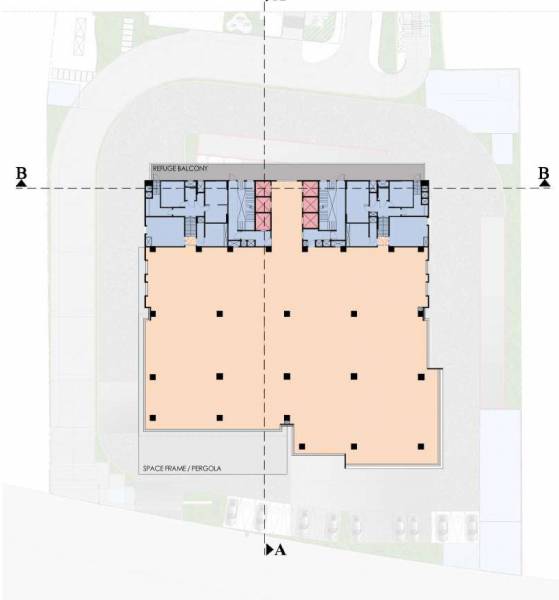  towers Cluster Plan From 6th To 9th Floor