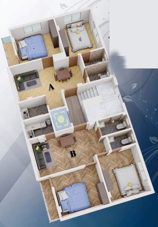  icche Icche Cluster Plan from 1st to 4th Floor