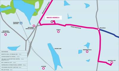  nikoo-homes-vi-phase-1 Location Plan