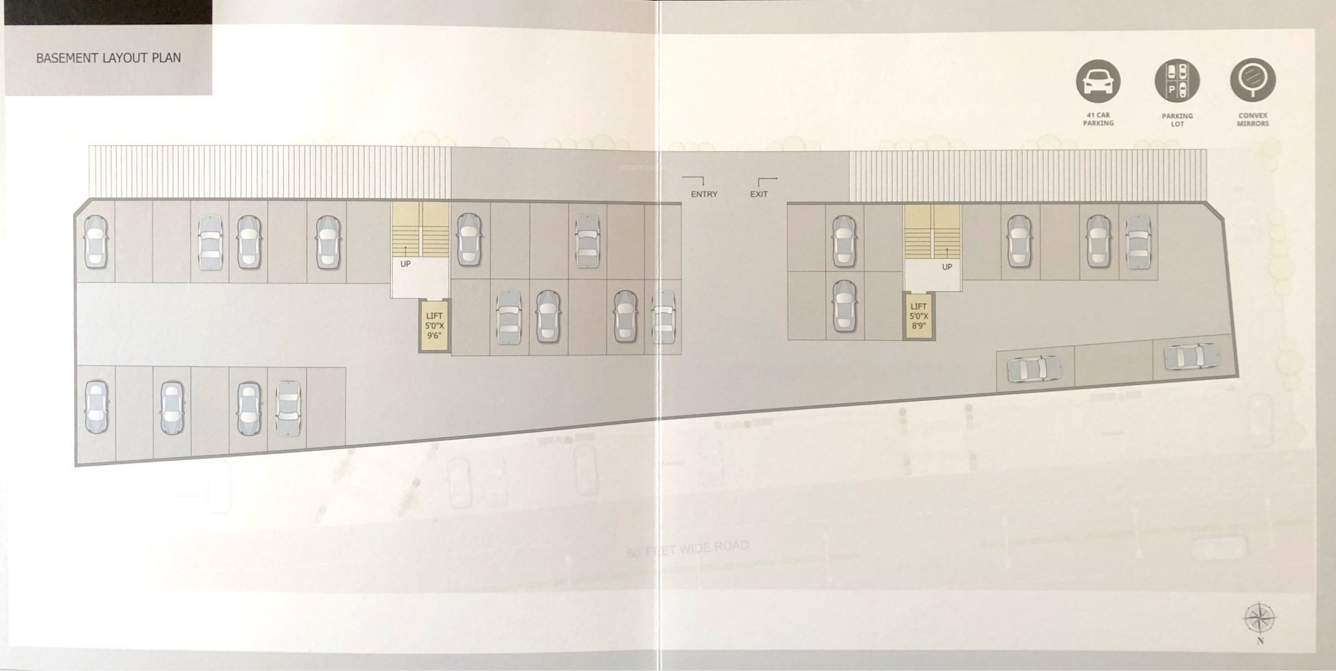 speranza business hub Speranza Business Hub Basement Floor Cluster Plan