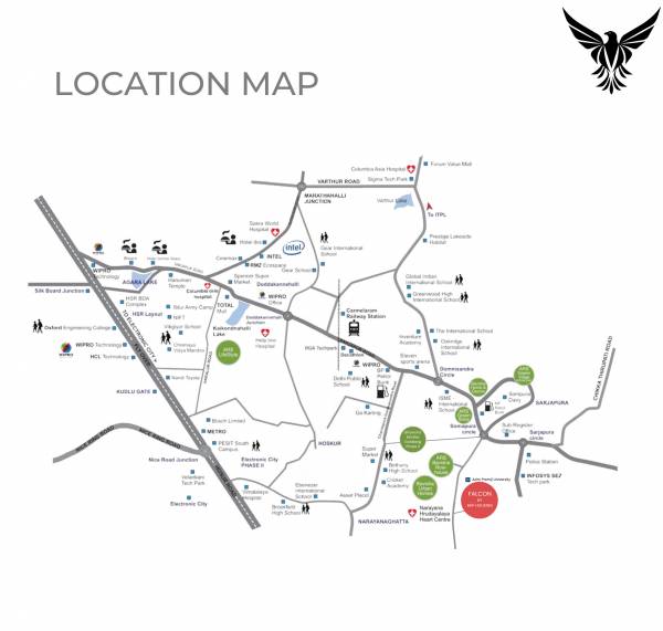  falcon Location Plan