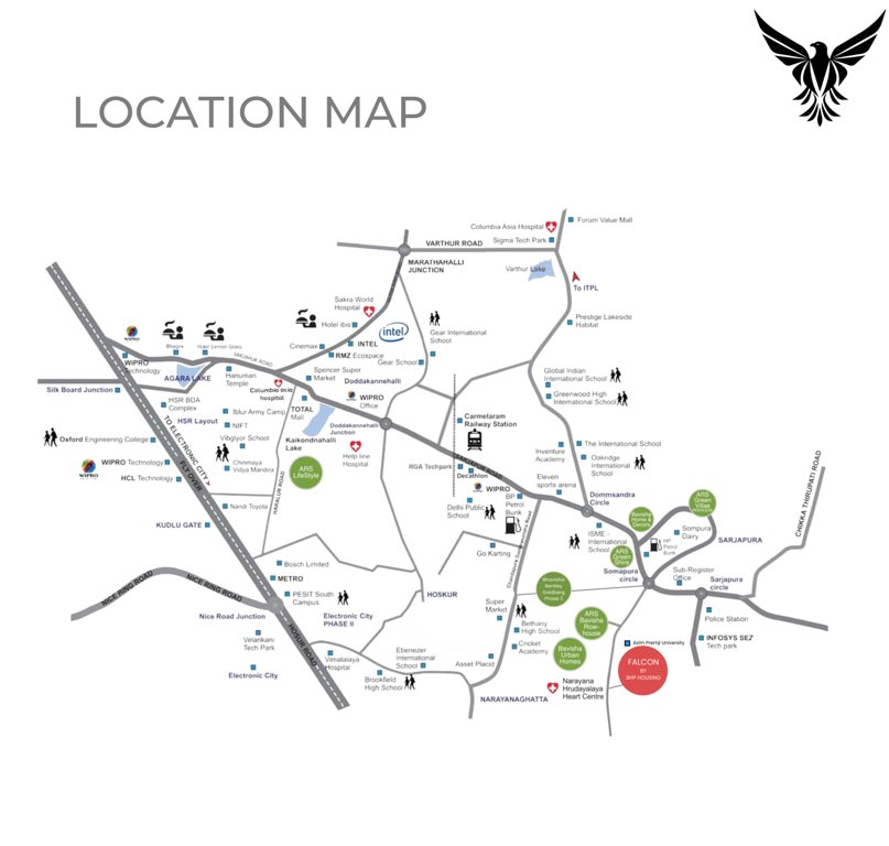  falcon Location Plan