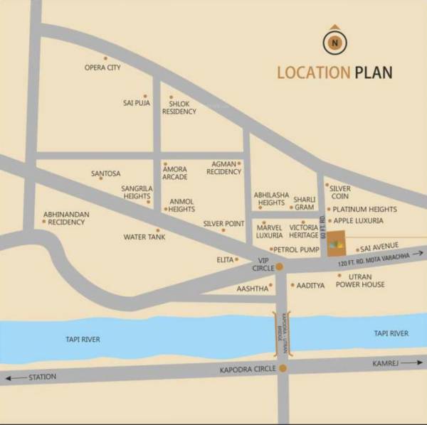  shreenathji-icon Location Plan