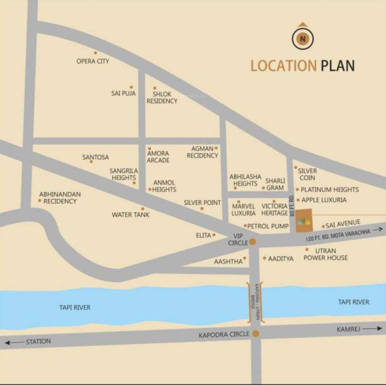  shreenathji icon Location Plan