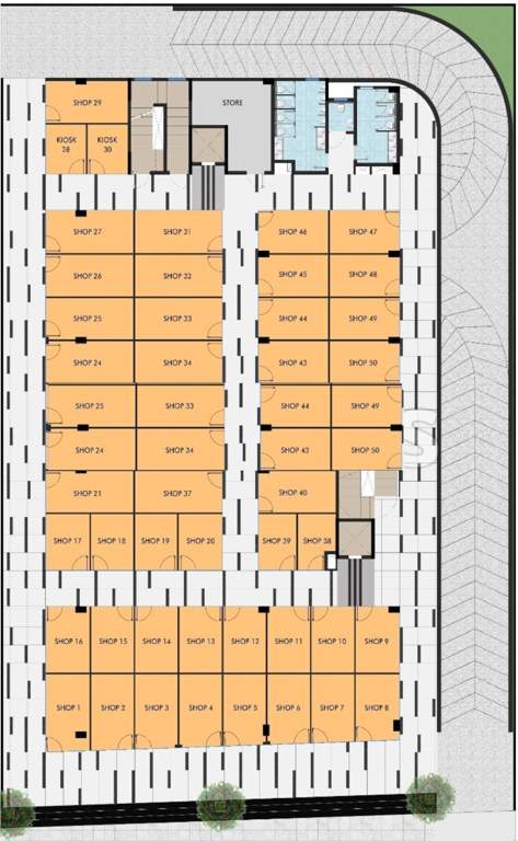  mall street Lion Mall Street Typical Cluster Plan