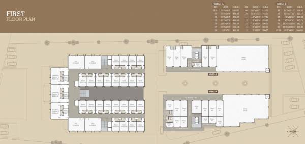 Tower A, B Cluster Plan For 1st Floor siddharth-annexe-4 Tower A, B Cluster Plan For 1st Floor