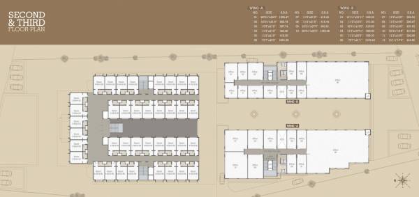 Tower A, B Cluster Plan For 2nd & 3rd Floor siddharth-annexe-4 Tower A, B Cluster Plan For 2nd & 3rd Floor