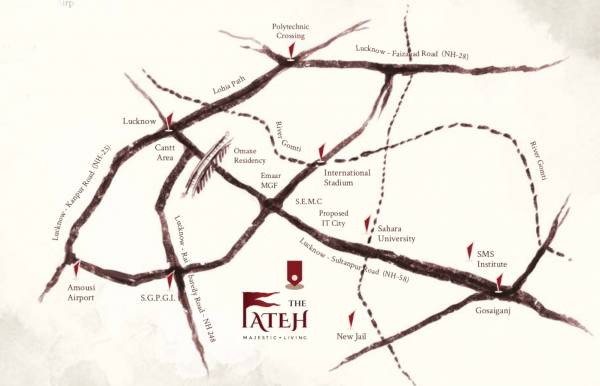  one-place-the-fateh Location Plan